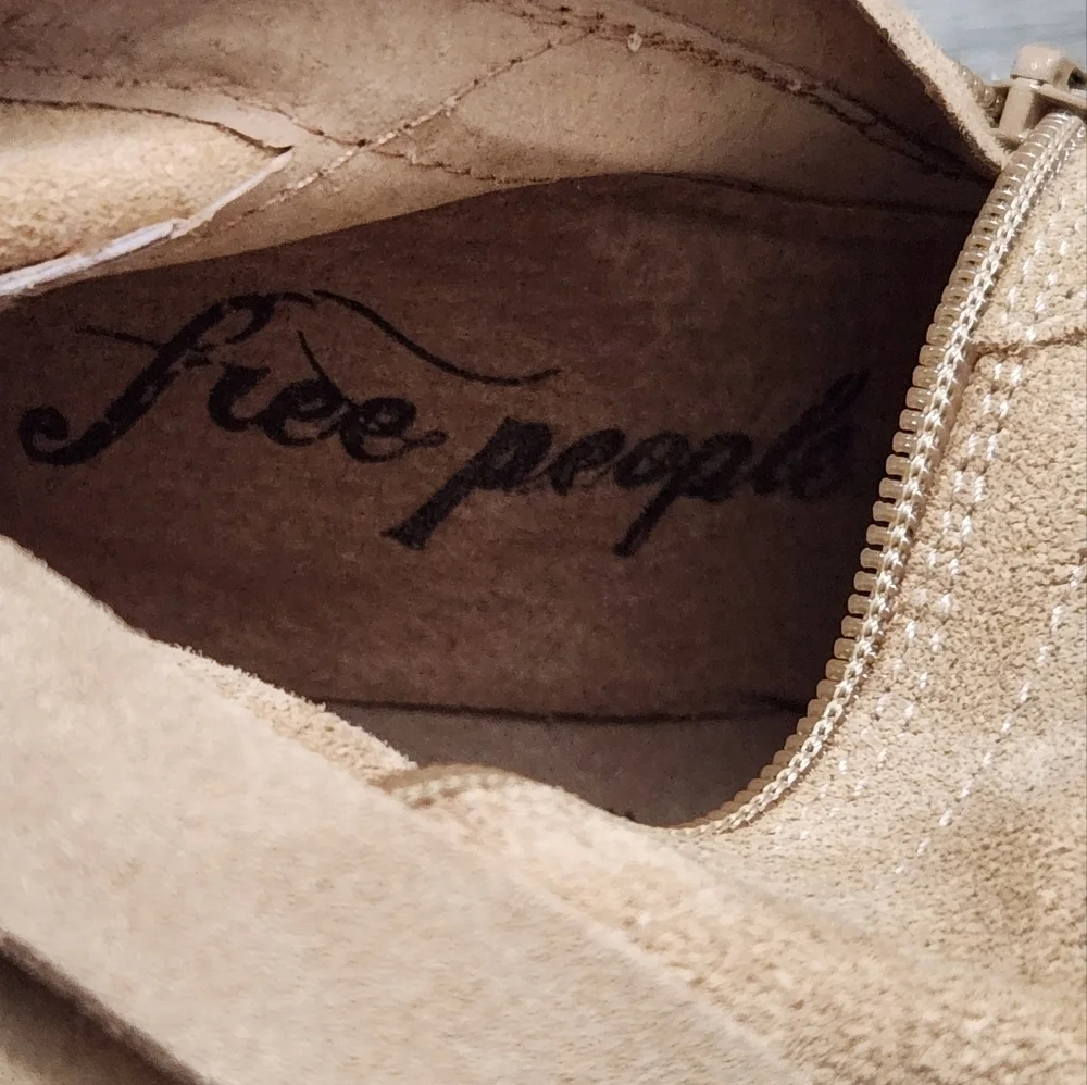 Free People Jasper Leather Platform‎ Over The Knee Tall  Boots